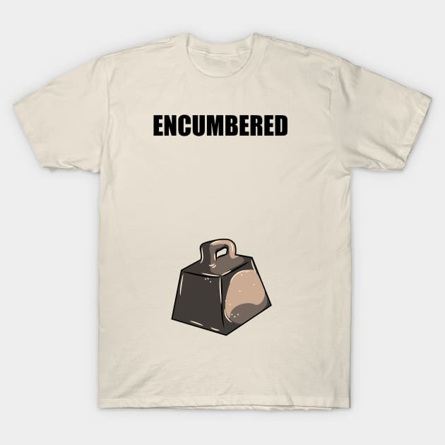 Ark Survival Evolved- Encumbered T-Shirt by Cactus Sands